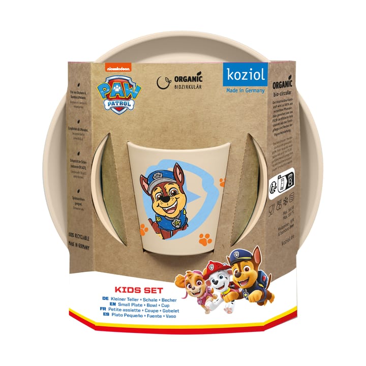 Connect Paw Patrol kinderservies 3-delig, Beige Koziol