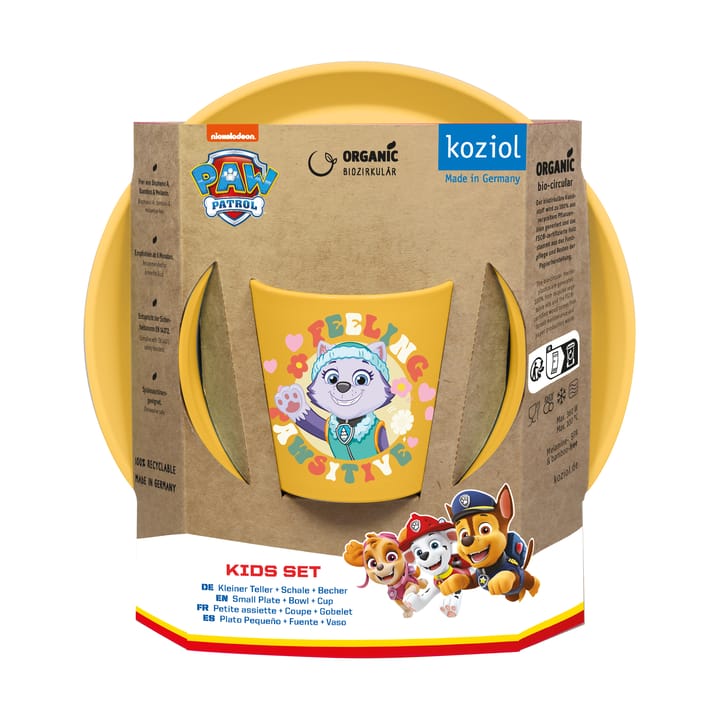Connect Paw Patrol kinderservies 3-delig - Geel - Koziol