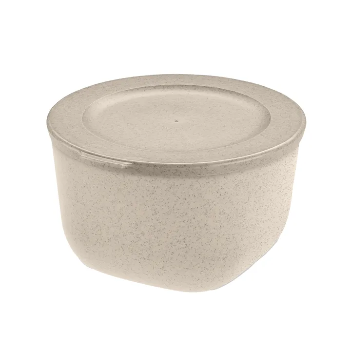 Connect schaal met deksel 1 L biocirculaire thermoplast - Nature desert sand - Koziol