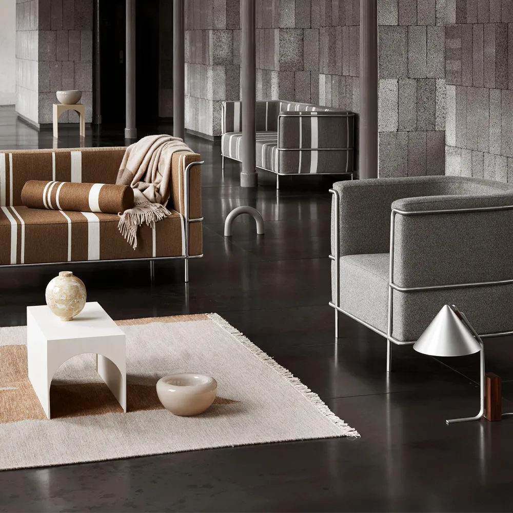 Arch bijzettafel, beige, small Kristina Dam Studio