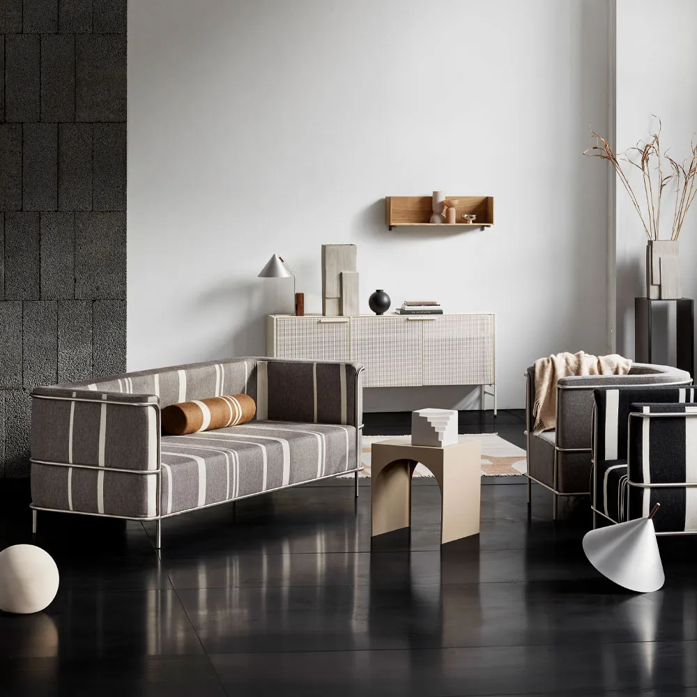 Arch bijzettafel, beige, small Kristina Dam Studio