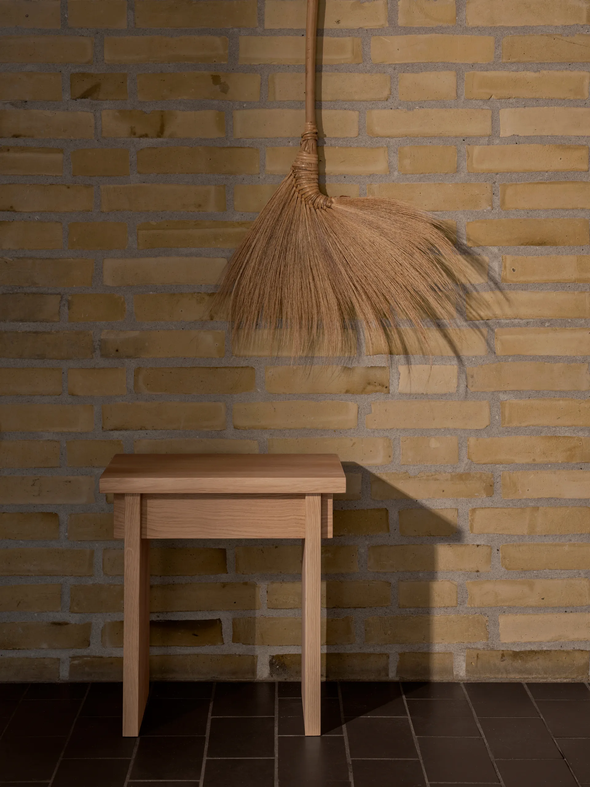 Artisan kruk 30x40 cm, Warm gelakt eik Kristina Dam Studio