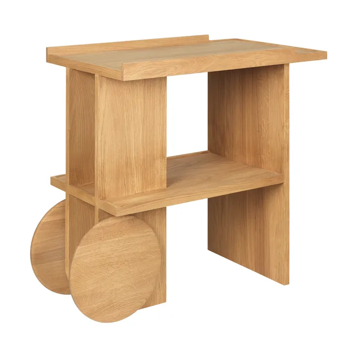 Axis bijzettafel 42x80 cm - Warm gelakt eik - Kristina Dam Studio