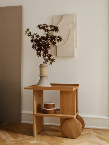 Axis bijzettafel 42x80 cm - Warm gelakt eik - Kristina Dam Studio