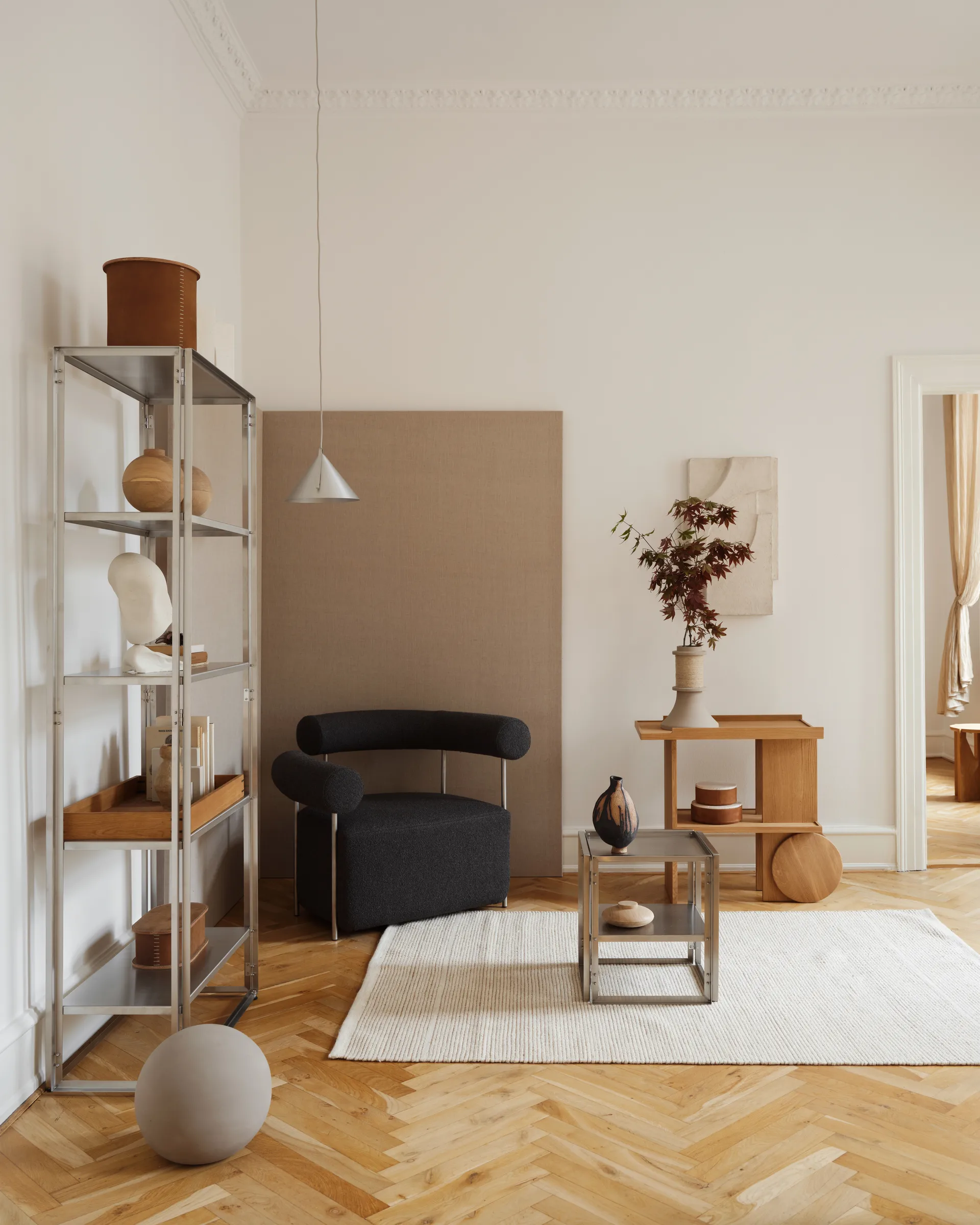 Axis bijzettafel 42x80 cm, Warm gelakt eik Kristina Dam Studio