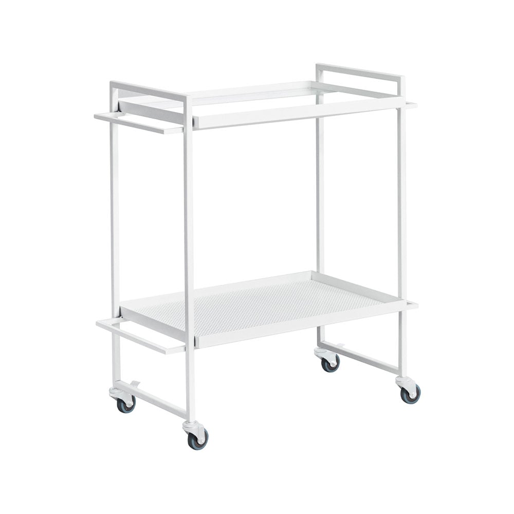 Kristina Dam Studio Bauhaus serveertrolley white | Scandinavisch Interieur | Serveerwagens | Wit