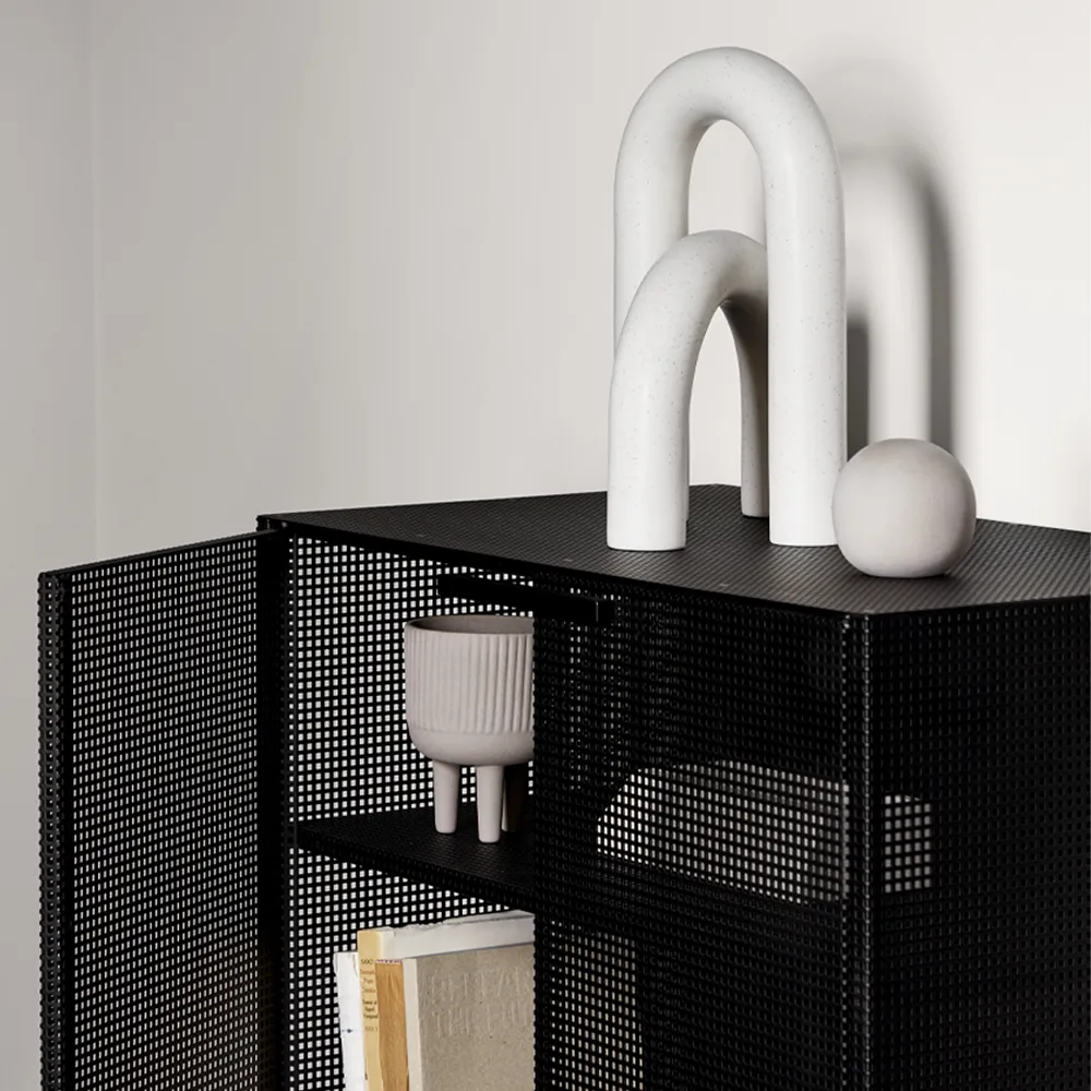 Bowl kom, grey engobe, small Kristina Dam Studio