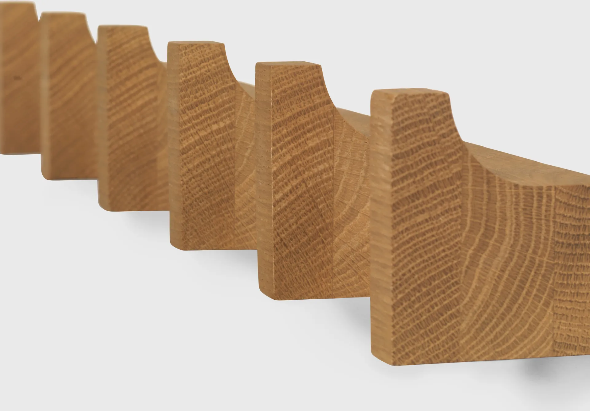 Column kapstok 49 cm, Warm geolied eik Kristina Dam Studio