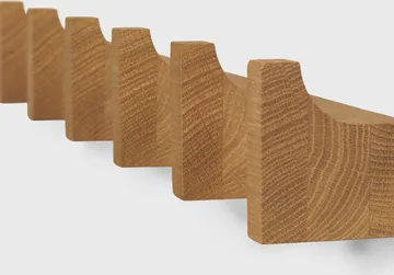 Column kapstok 49 cm - Warm geolied eik - Kristina Dam Studio