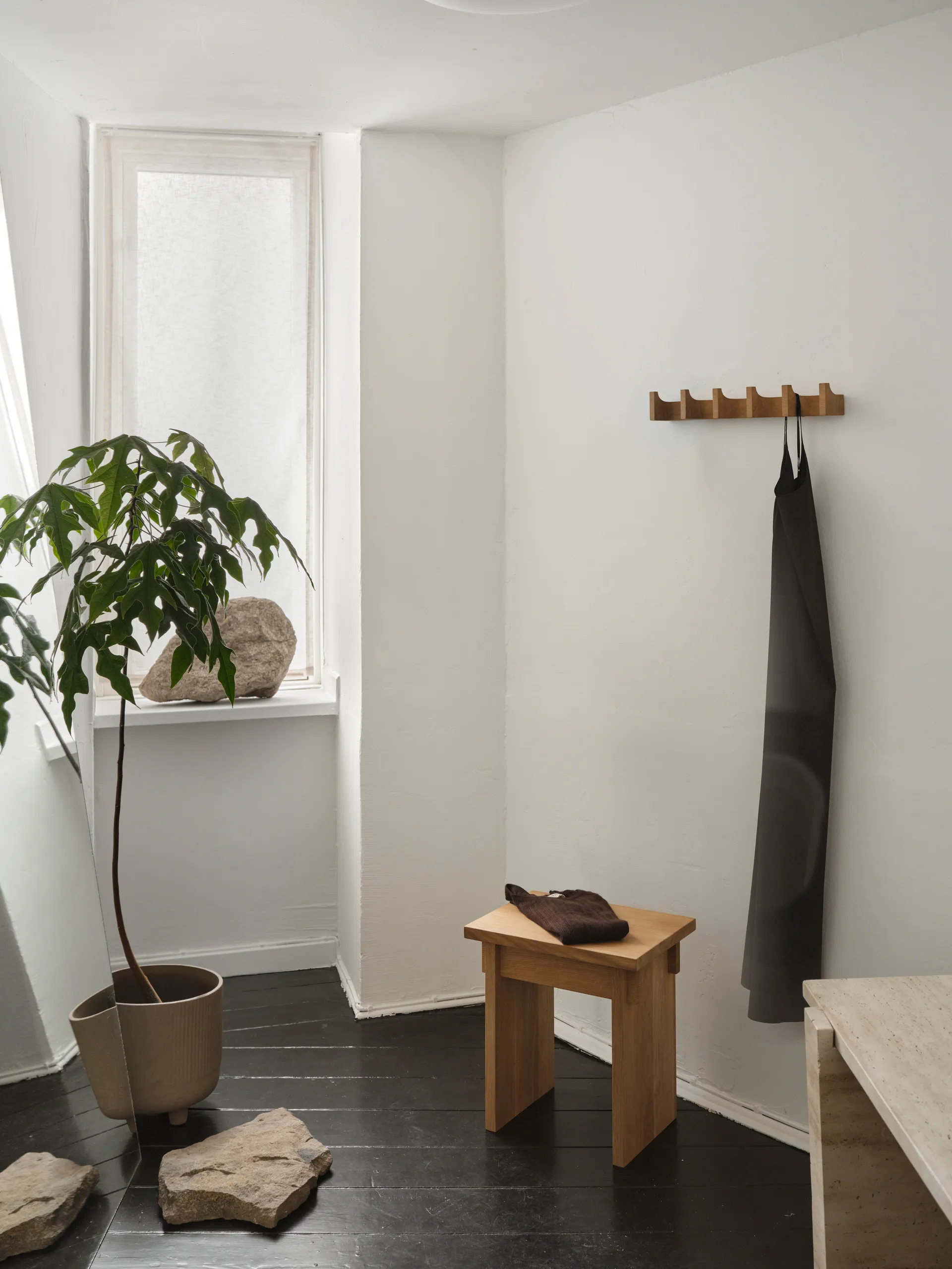 Column kapstok 49 cm, Warm geolied eik Kristina Dam Studio