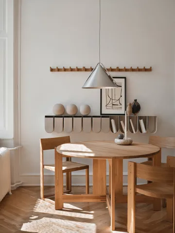 Column kapstok 49 cm - Warm geolied eik - Kristina Dam Studio