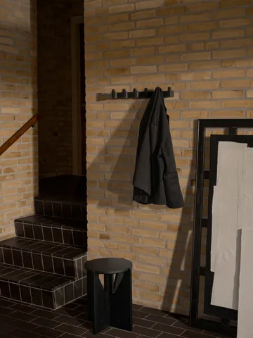 Column kapstok 49 cm - Zwartgelakt eik - Kristina Dam Studio