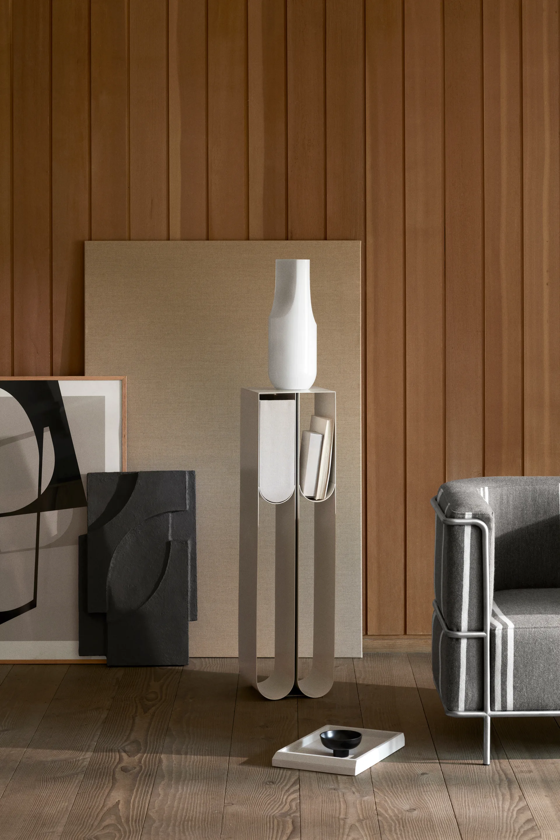 Curved sokkel, Beige Kristina Dam Studio