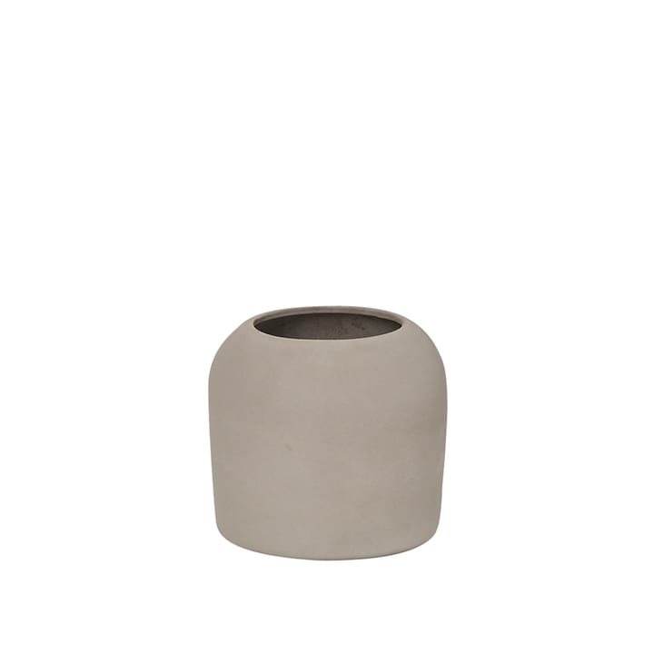 Dome vaas - grey engobe, xs - Kristina Dam Studio