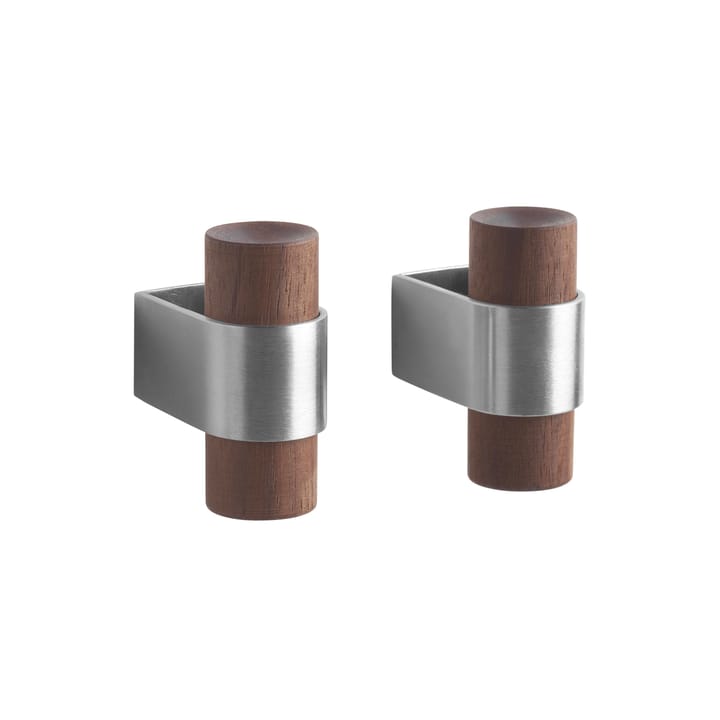 Dowel 2-pack haak - stainless steel, 2-pack - Kristina Dam Studio