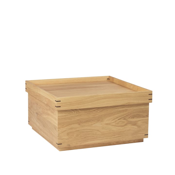 Japanese dienbladtafel 68x68 cm - dark oak, large - Kristina Dam Studio
