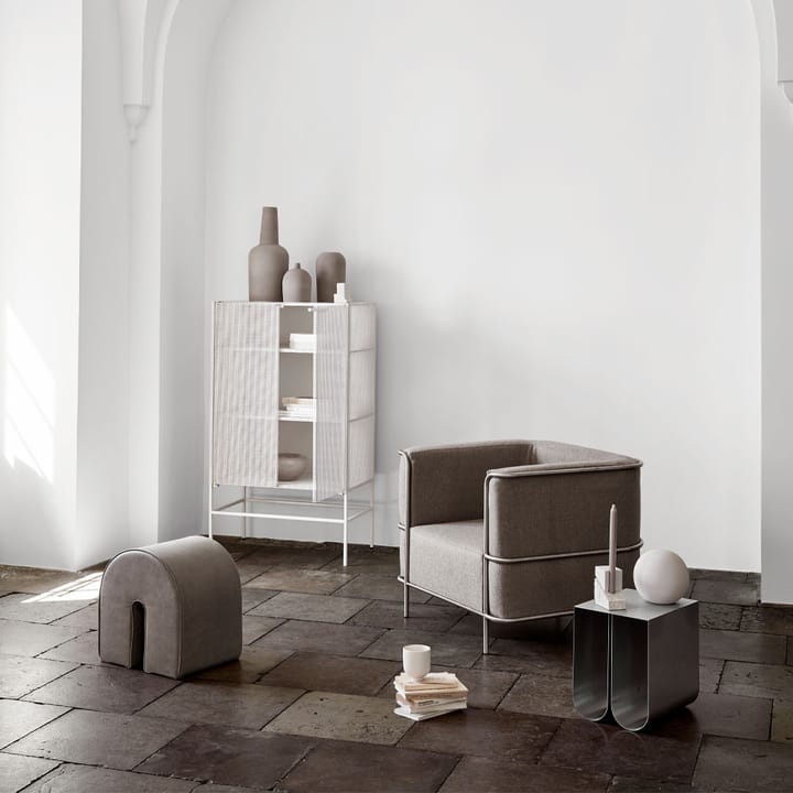 Modernist loungefauteuil - stof everest col.601/2 grey - Kristina Dam Studio