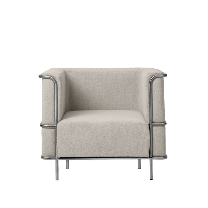 Modernist loungefauteuil - stof orsetto col.01/2 beige - Kristina Dam Studio