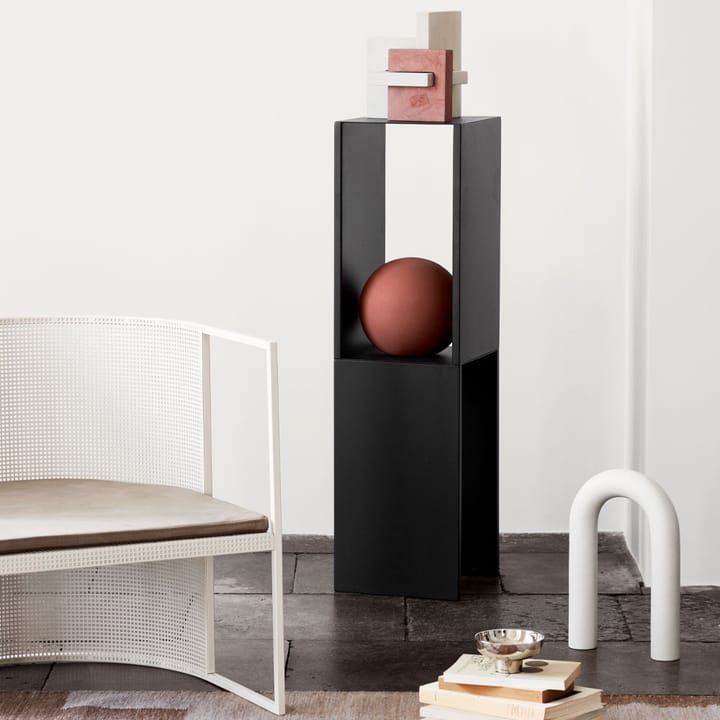 Pedestal bijzettafel, black Kristina Dam Studio