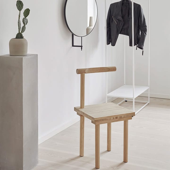Sculptural stoel, oak Kristina Dam Studio
