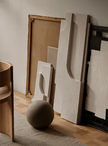 Serif Relief wanddecoratie L - Offwhite - Kristina Dam Studio