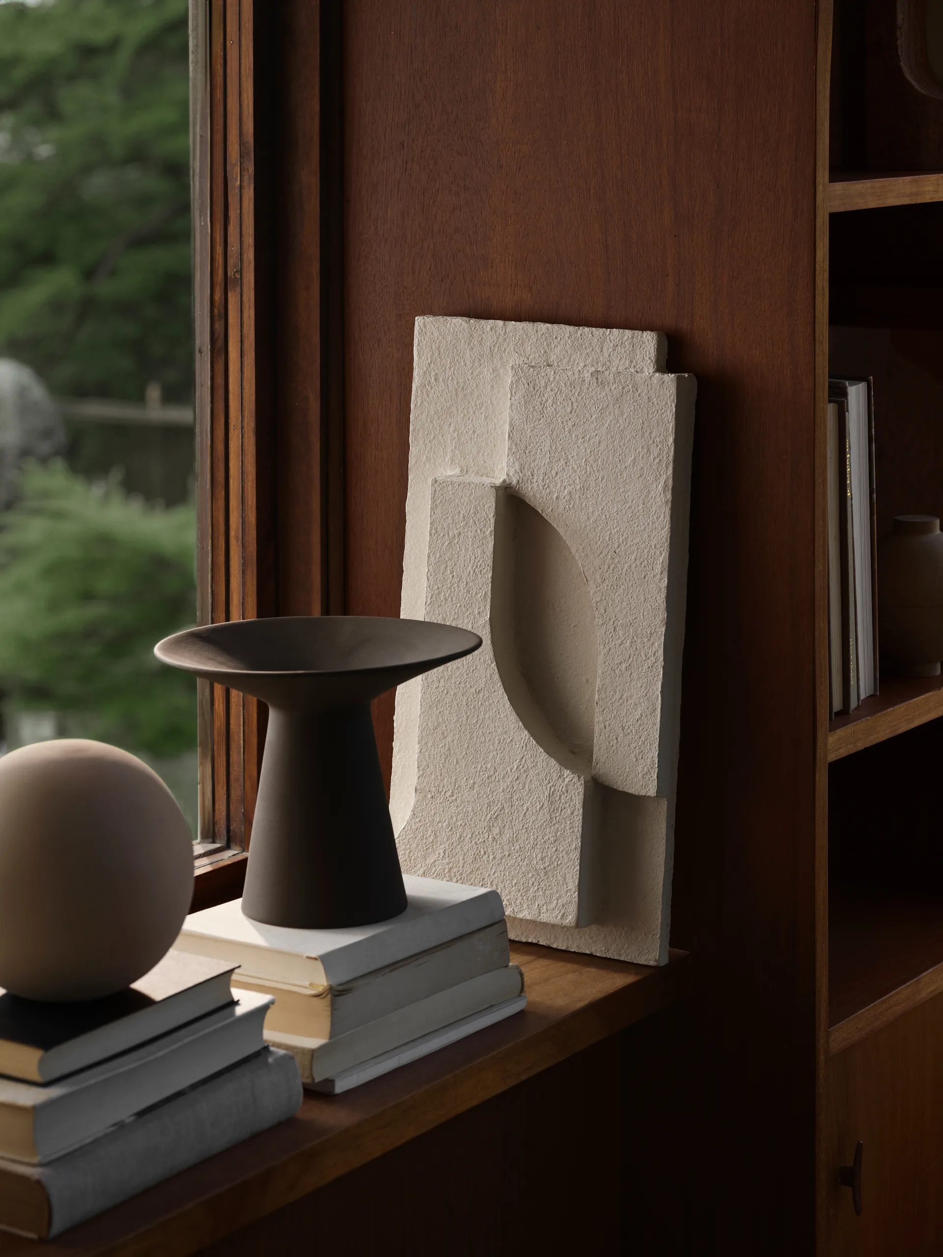 Serif Relief wanddecoratie S, Offwhite Kristina Dam Studio