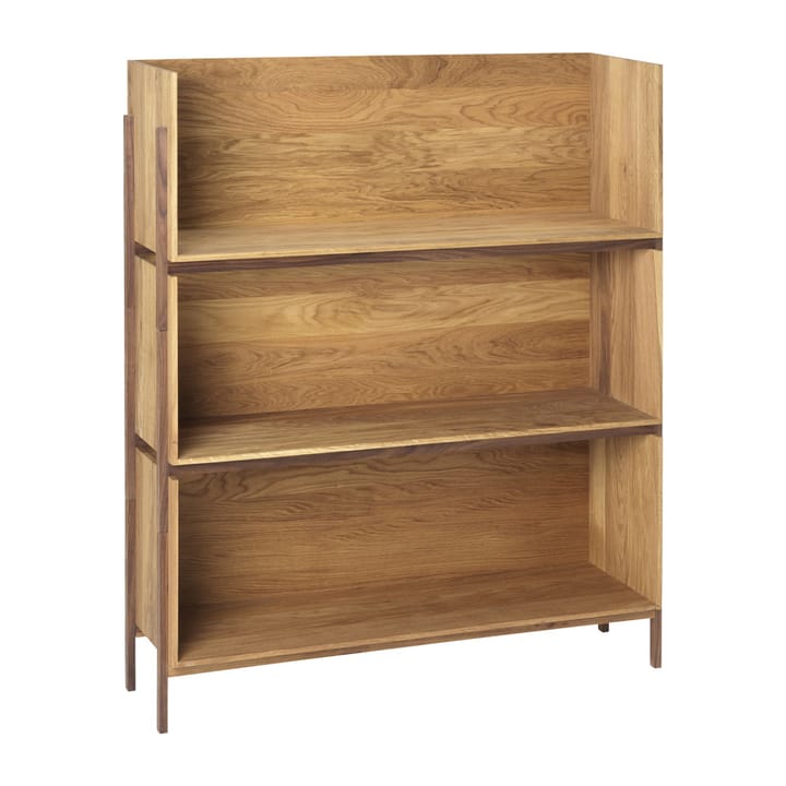 Stack plank, oak, single, donkergeoliede walnoothouten poten Kristina Dam Studio