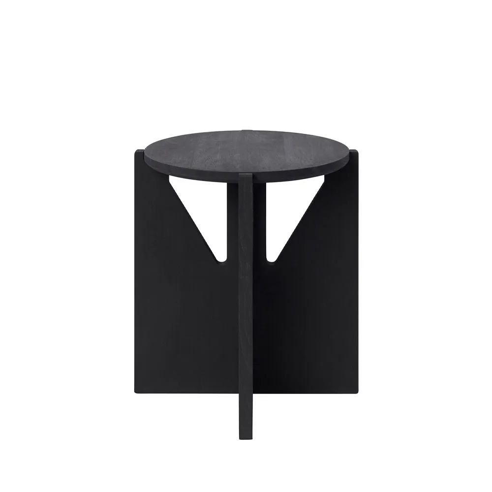 Stool kruk, oak black Kristina Dam Studio