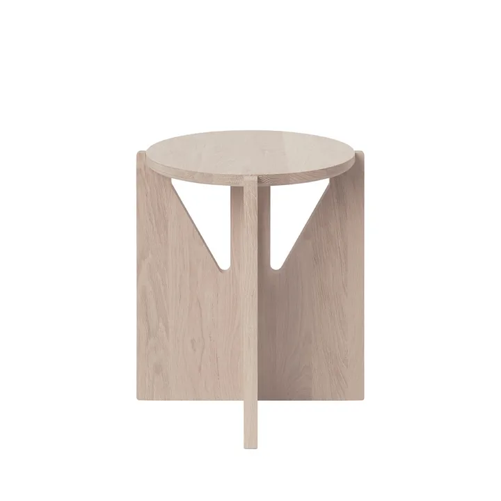 Stool ronde kruk - Oak, Ø36x42 cm - Kristina Dam Studio