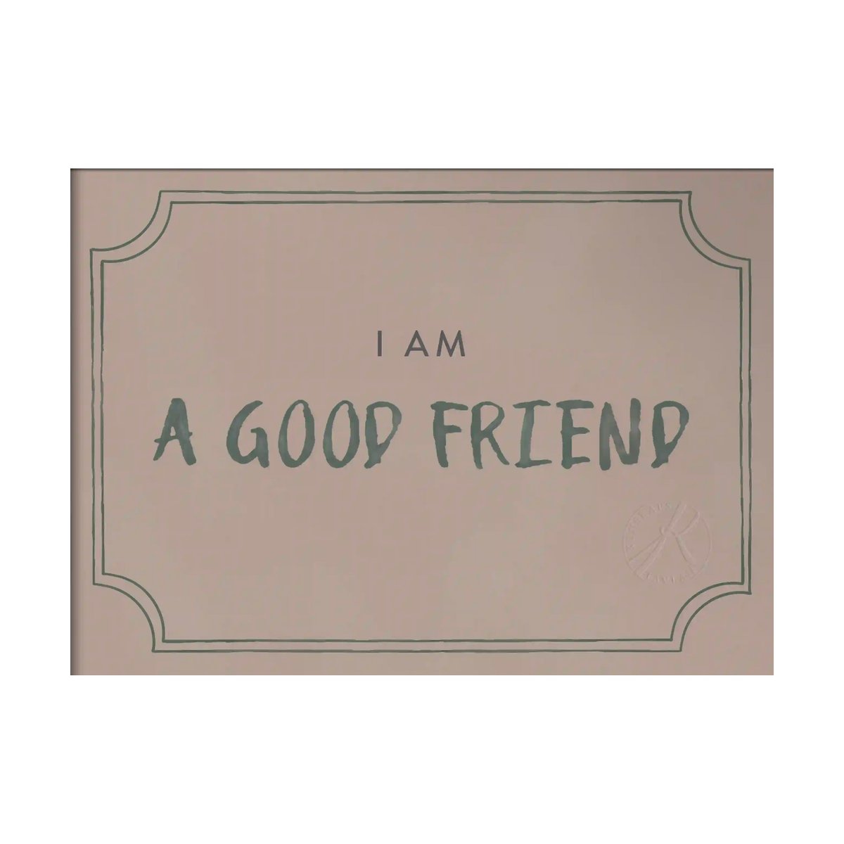 Kunskapstavlan Good friend diploma poster 21x30 cm Dusty rose