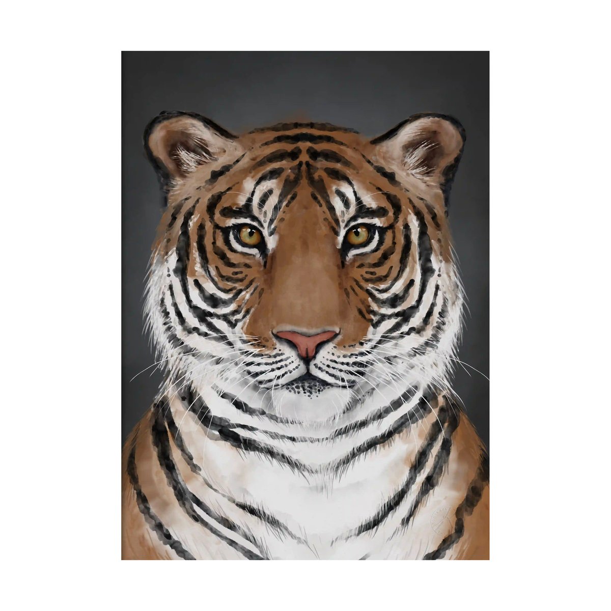 Kunskapstavlan Tiger poster 30x40 cm | Scandinavisch Interieur | Posters | Multi