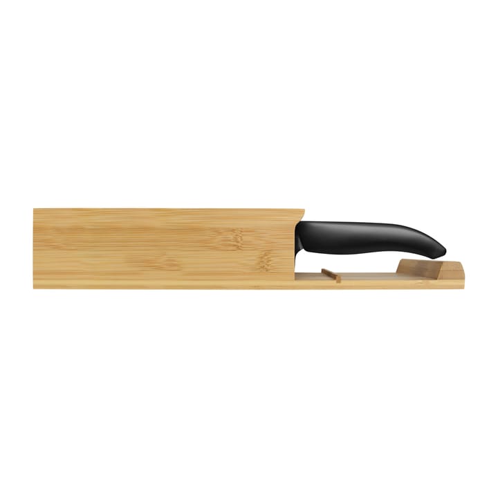 Kyocera messenblok bamboe voor 4 messen, 34 cm Kyocera