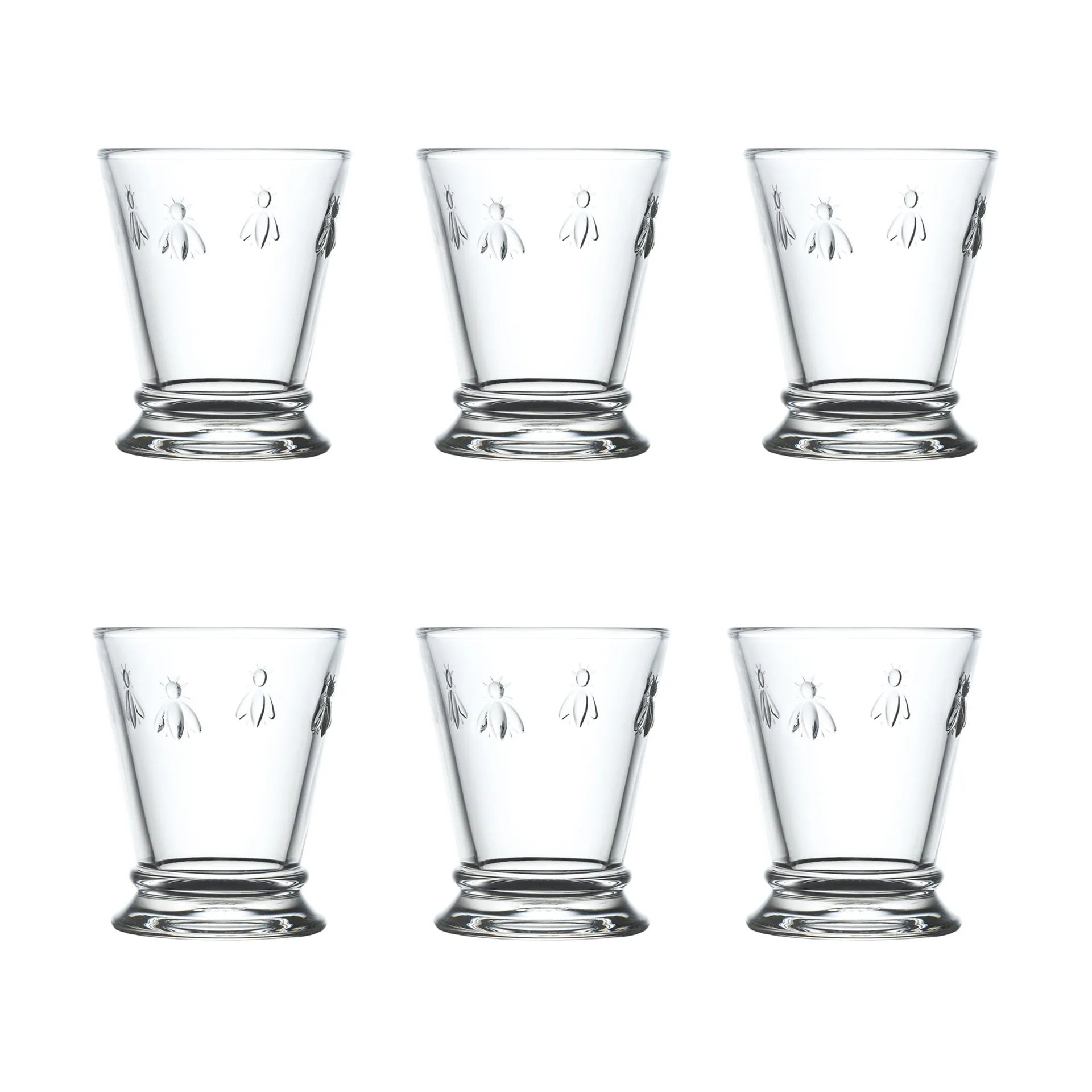 Abeille drinkglas 19 cl 6-pack, Transparant La Rochère
