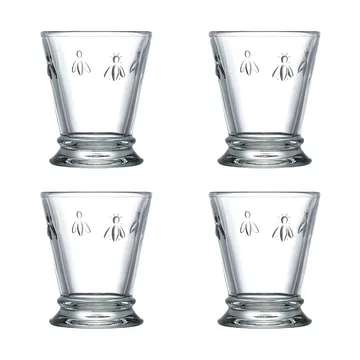 Abeille drinkglas 26 cl 4-pack - Transparant - La Rochère