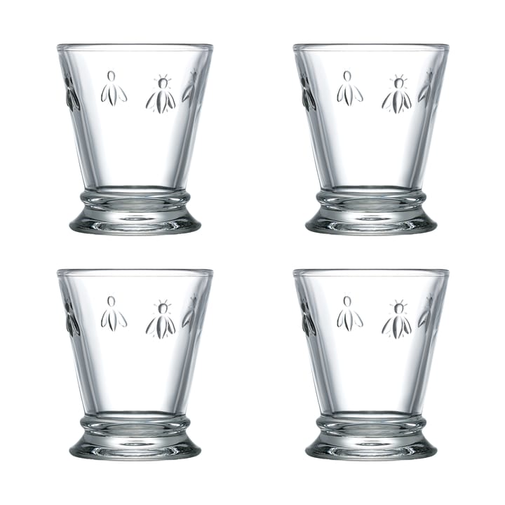 Abeille drinkglas 26 cl 4-pack - Transparant - La Rochère