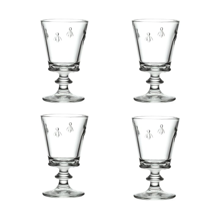 Abeille wijnglas 24 cl 4-pack - Transparant - La Rochère