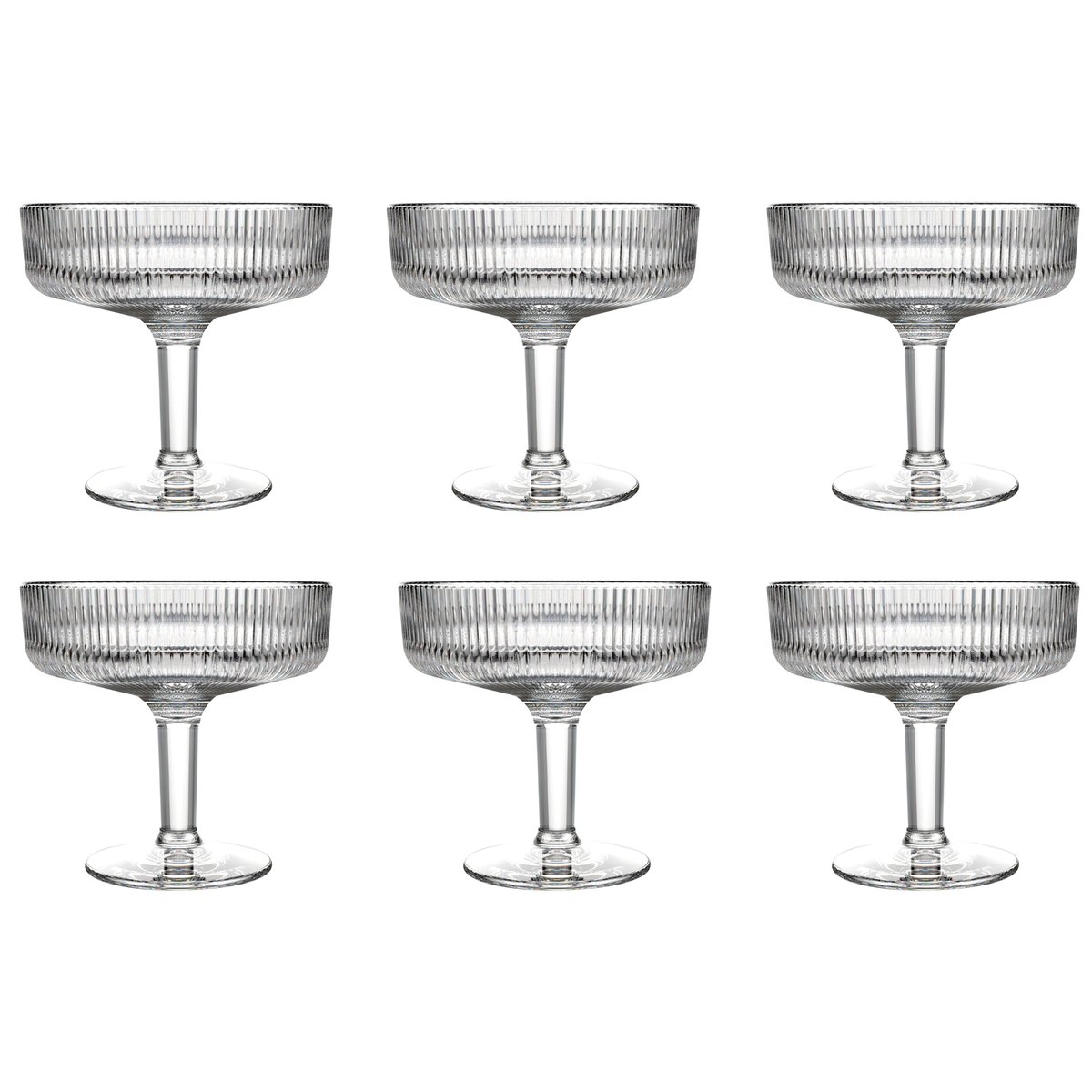 La Rochère Coupe Alice dessertkom 33 cl 6-pack Transparant