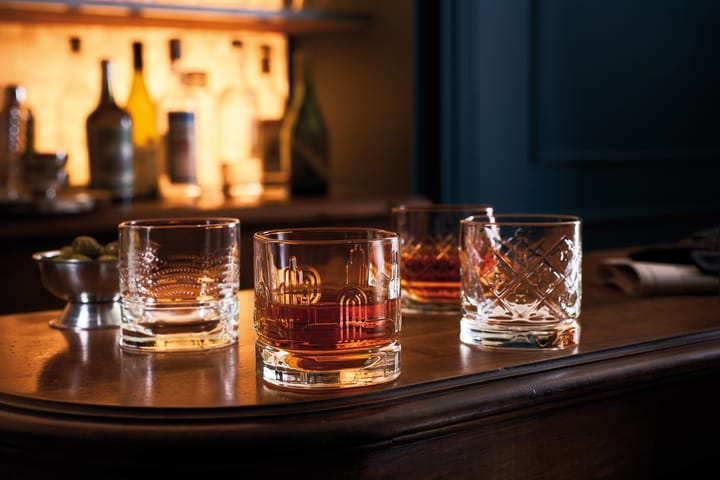 Dandy whiskeyglas 4-delig, Transparant La Rochère
