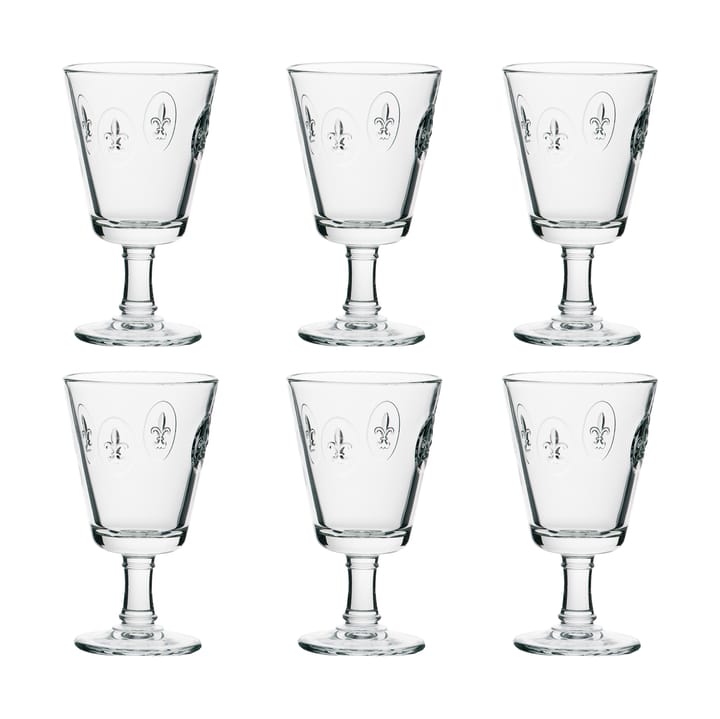 Fleur de Lys wijnglas 24 cl 6-pack - Transparant - La Rochère