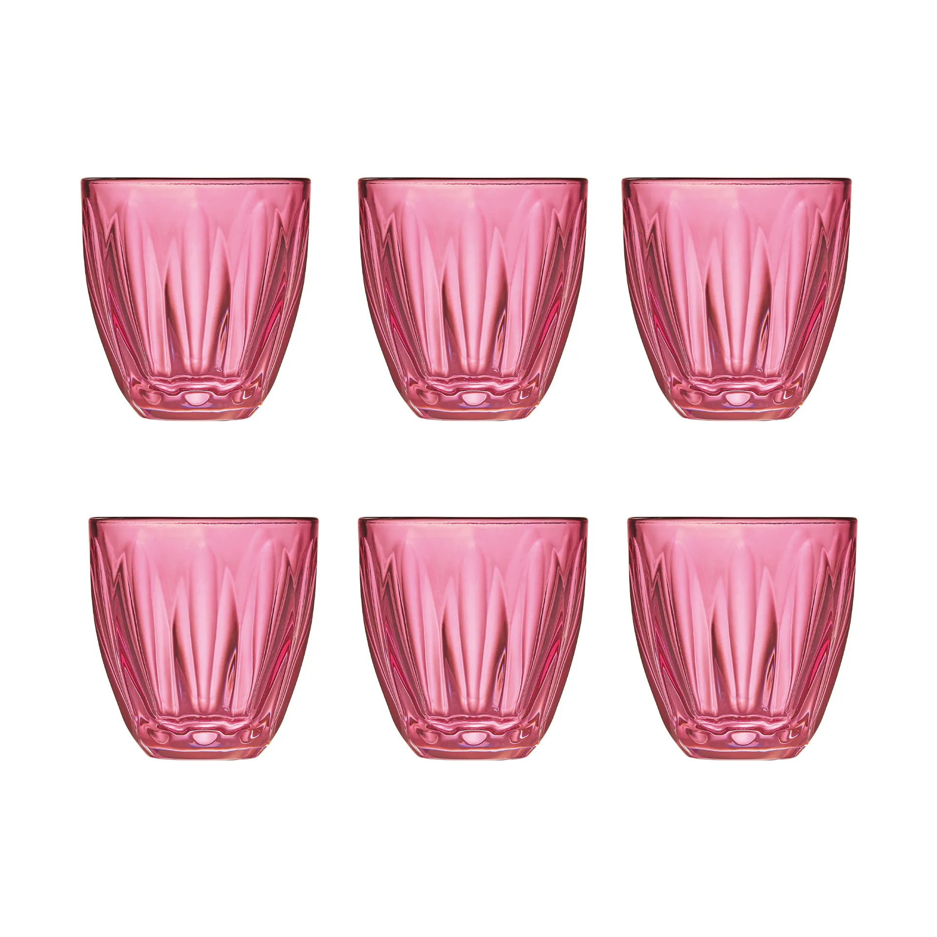 Lily waterglas 6-pack, Framboos La Rochère