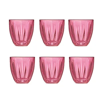 Lily waterglas 6-pack - Framboos - La Rochère