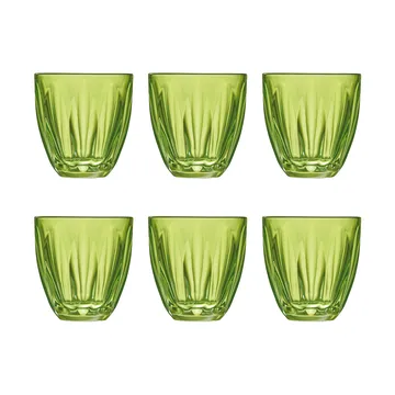 Lily waterglas 6-pack - Kiwi‑groen - La Rochère