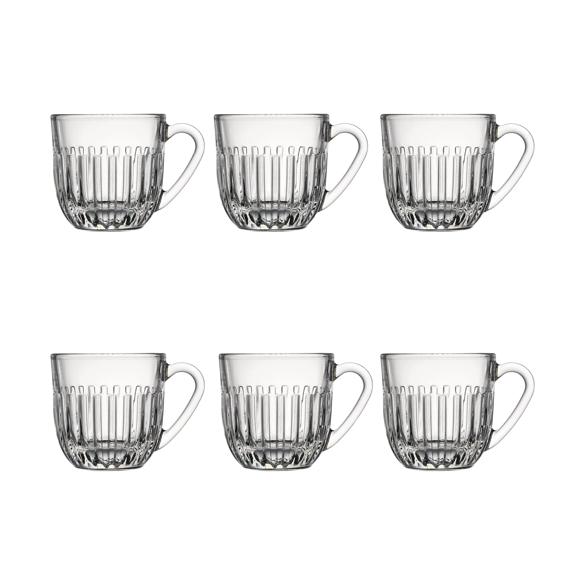 Ouessant espressoglas 9 cl 6-pack, Transparant La Rochère
