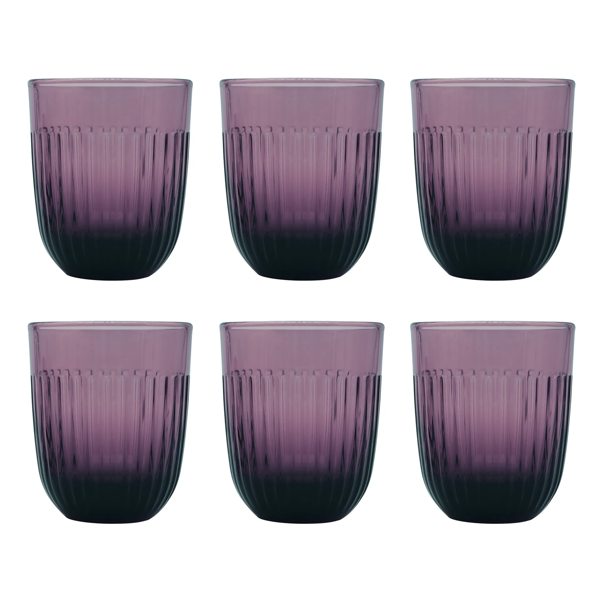 Ouessant waterglas 29 cl 6-pack, Aubergine La Rochère