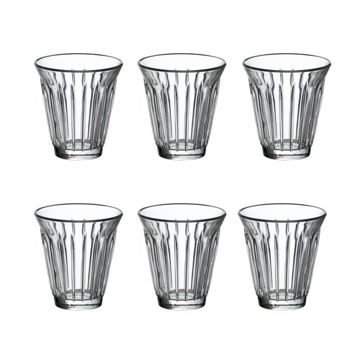 Zinc drinkglas 19 cl 6-pack - Transparant - La Rochère