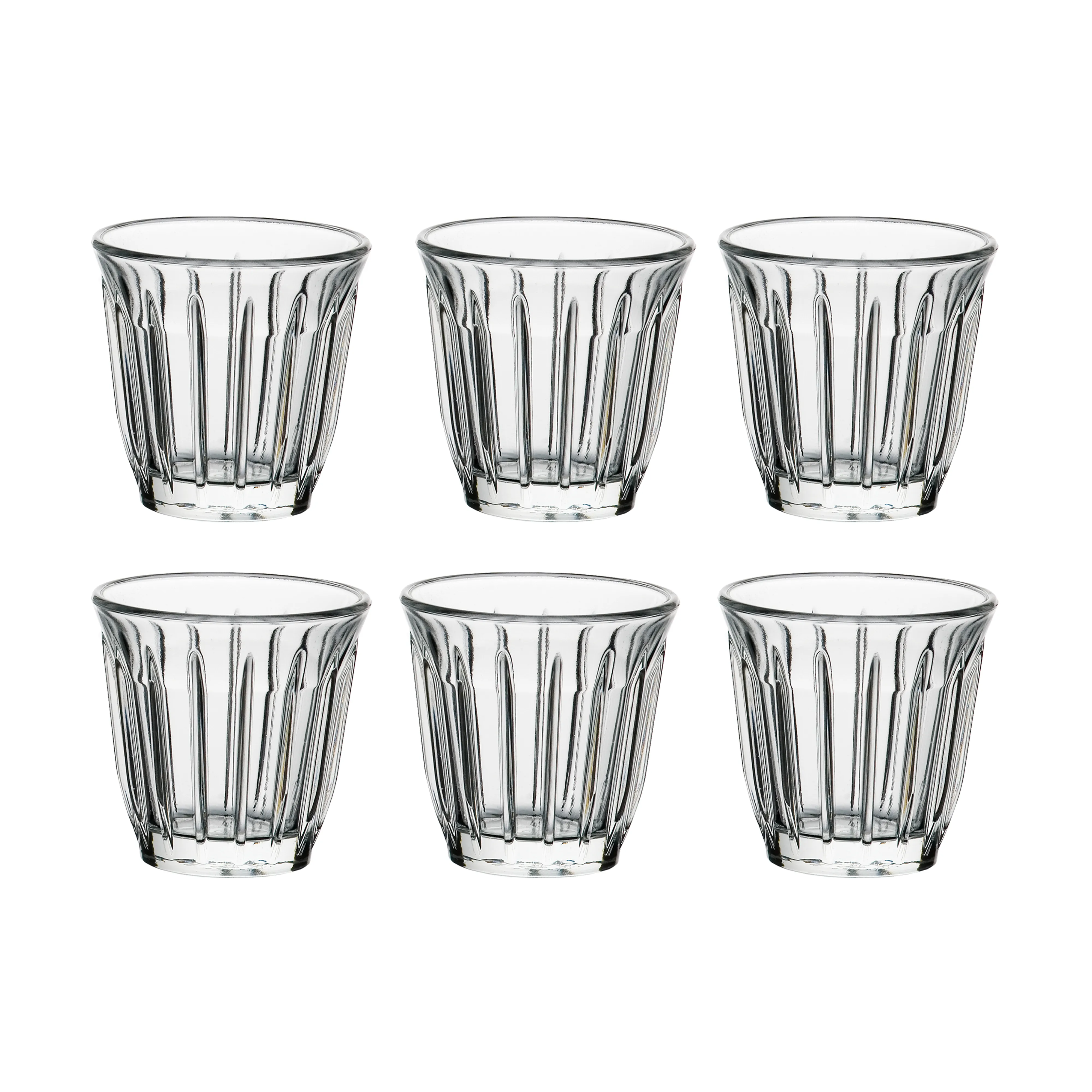 Zinc espressoglas 10 cl 6-pack van La Rochère - NordicNest.nl