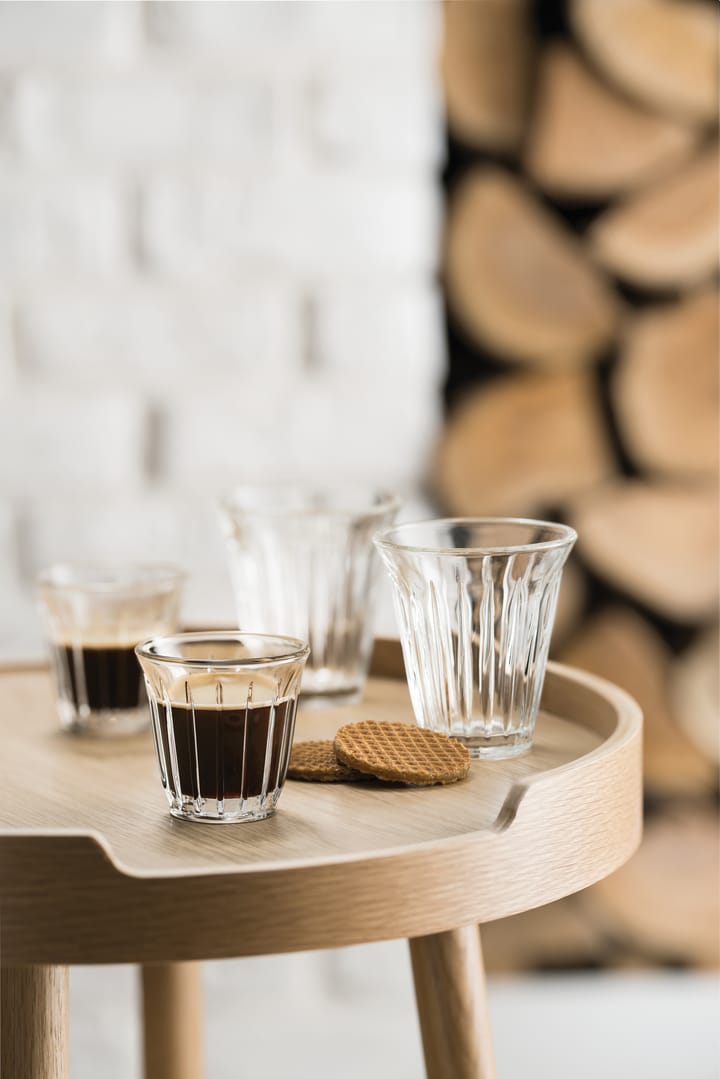 Zinc espressoglas 10 cl 6-pack, Transparant La Rochère