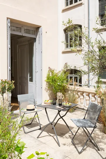 Balcony II tafel - Titane (grijs) - Lafuma