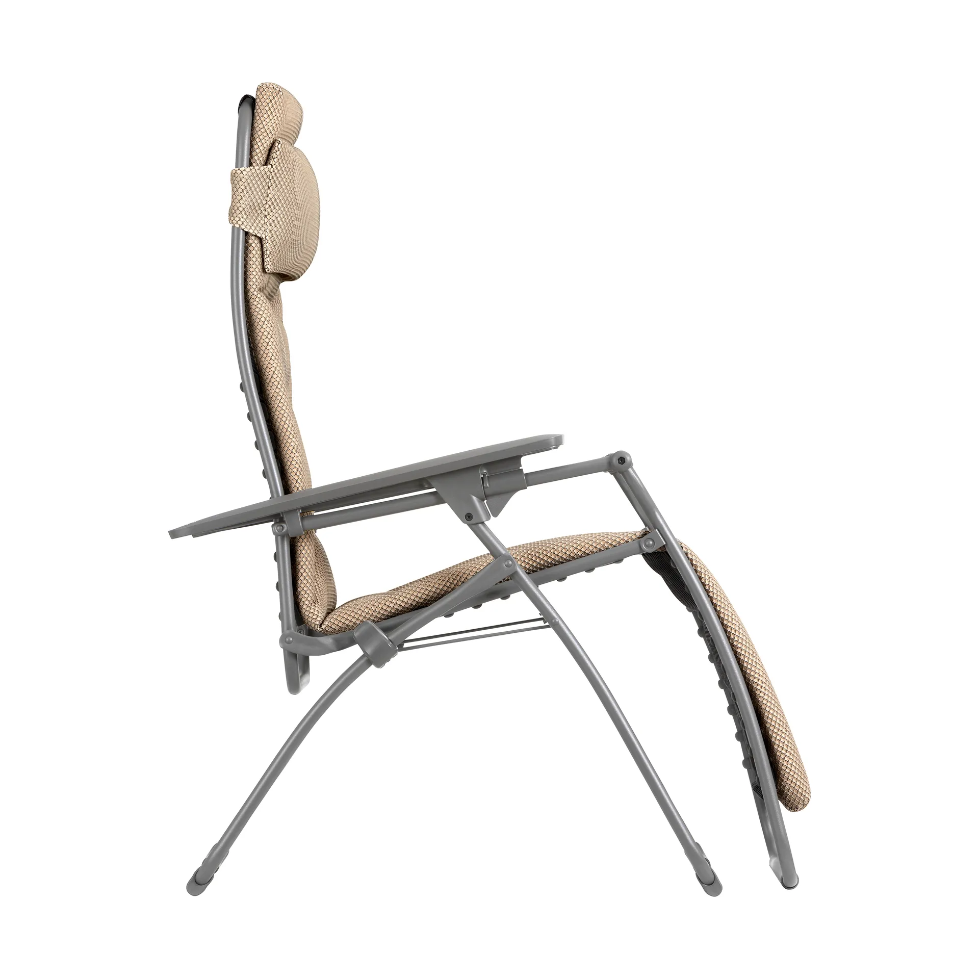 Futura BeComfort zonnestoel, Dark grey-moka Lafuma