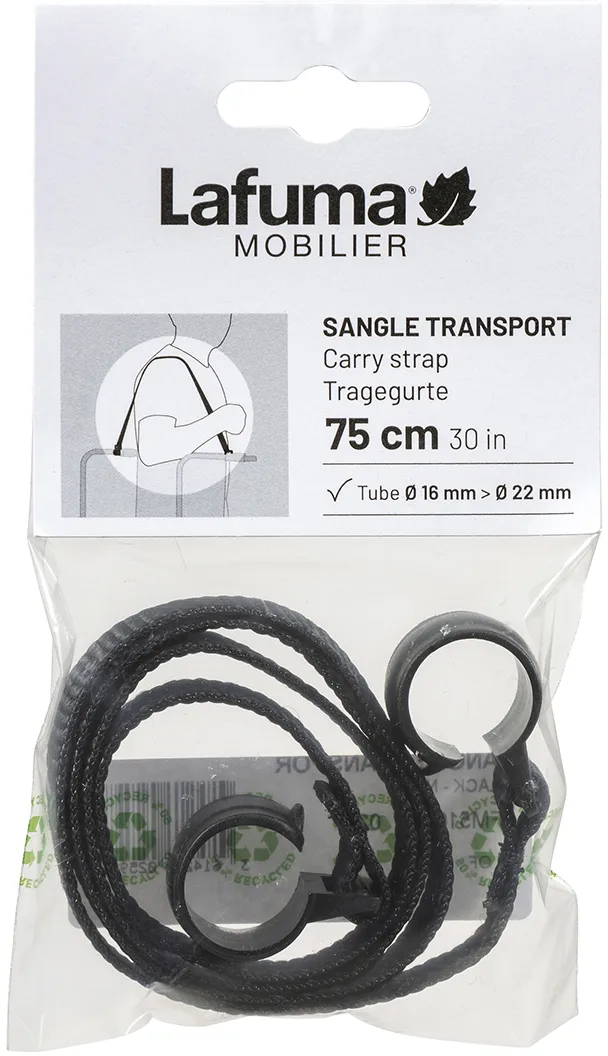 Lafuma draagriem voor stoelstoel, Black-noir Lafuma